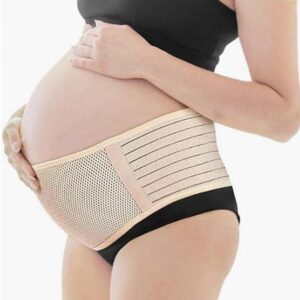 1 Top Recommended Maternity Belt - Babo Care Breathable Lower Back and Pelvic Support - Comfortable Belly Band for Pregnancy - Prenatal Cradle for Baby - One Size,Nude Colour…