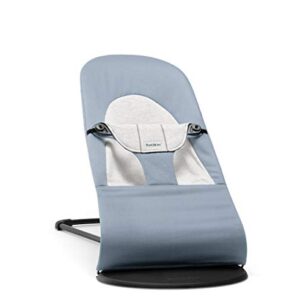 Baby Bjorn Bouncer Balance Soft Jersey, Blue/Gray, 1 Piece (x 1), 1 Month and Up