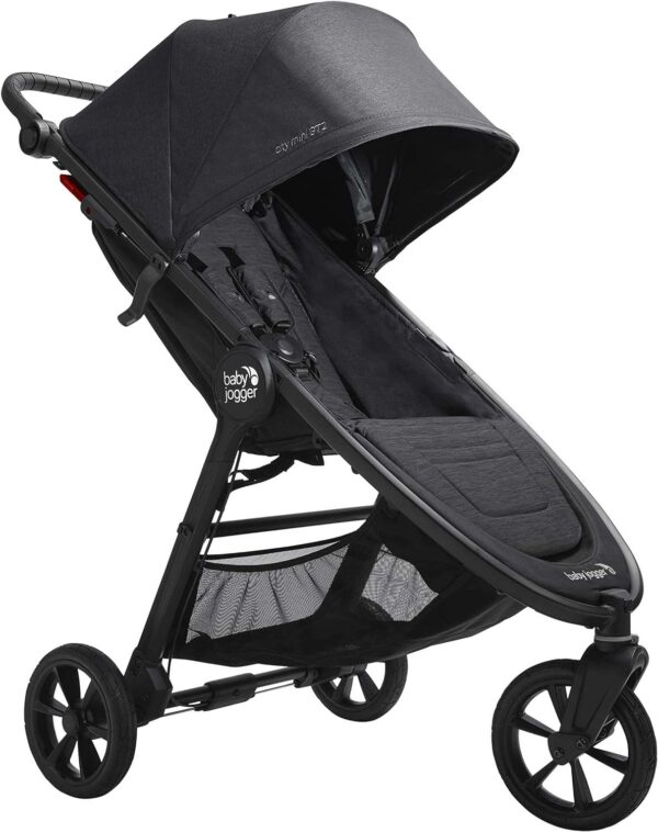 Baby Jogger City Mini GT2 All-Terrain, Jet, Best Light weight and Compact Baby Travel System Stroller - Pram for Travel