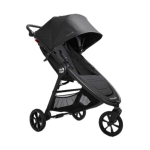 Baby Jogger City Mini GT2 Stroller (Opulent Black) - Prams & Strollers, One-Step Quick-fold, All-Wheel Suspension, Up to 29.5kg, one Handed Compact fold, All-Terrain, Newborn Approved