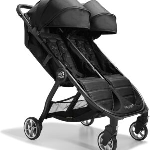 Baby Jogger City Tour 2 Best Light Compact | Side by Side - Twin - Double Stroller | Pram - Pushchair - Travel System with umbrella | For two babies, kids, toddlers