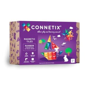 CONNETIX Rainbow Starter Pack, 60 Pieces