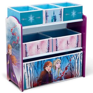 Delta Children Disney Frozen II 6 Bin Design and Store Toy Organizer by, Greenguard Gold Certified