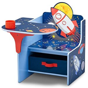 Delta Children Space Adventures Chair Desk with Storage Bin, Blue