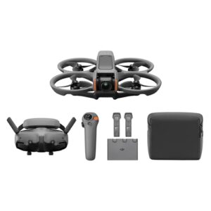 DJI Avata 2 Fly More Combo (3 Batteries), FPV Drone with Camera 4K, Immersive Experience, One-Push Acrobatics, Built-in Propeller Guard, 155Â° FOV, Camera Drone with Goggles 3 and RC Motion 3