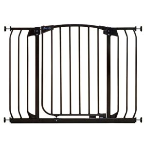 Dreambaby Chelsea Xtra-Wide Hallway Auto-Close Security Gate, Black