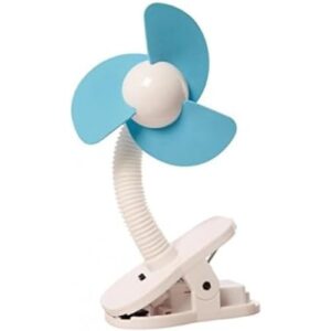 Dreambaby Clip-On Mini Stroller Fan, Blue