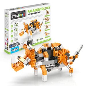 Engino Discovering Stem Paleontology Learning About Dinosaurs Building Block 123-Pieces Set