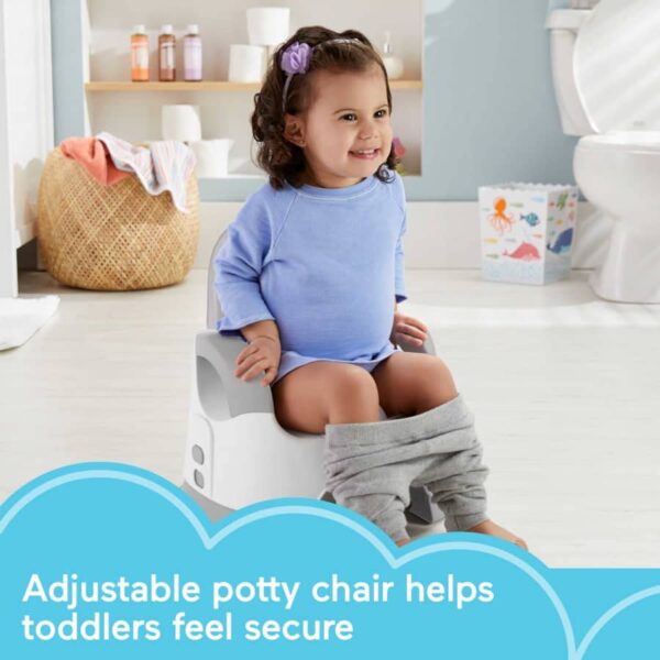 Fisher-Price Custom Comfort Potty, adjustable infant and toddler toilet training chair