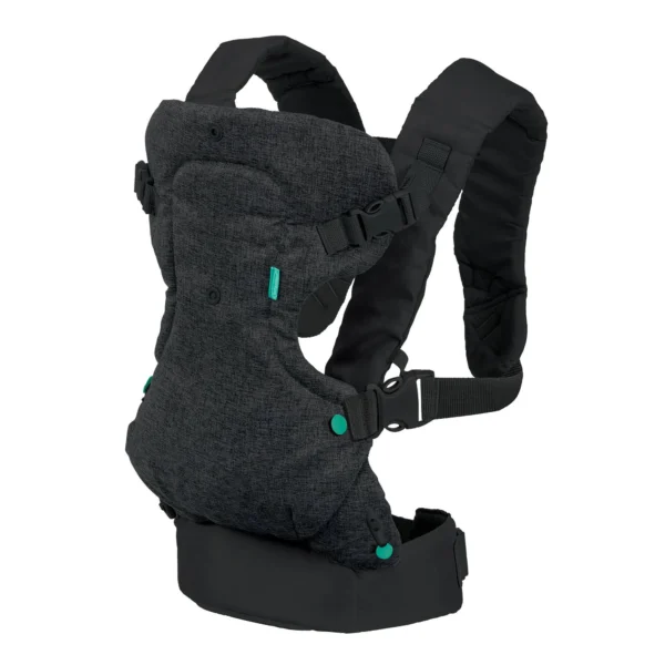 Infantino Flip Advanced 4-in-1 Newborn Baby toddler Carrier Omni 360 Sling Wrap - Grey or Black