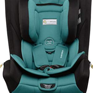 InfaSecure Grandeur Astra Convertible Car Seat for 0 to 8 Years, Aqua (CS9213)