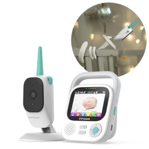 innowa | Baby Monitor Camera and Night Vision with 2K QHD Camera - Sound Alert, Motion Detection, 2-Way Talk, VOX, Easy Set-up Plug & Play, and 4X Zoom