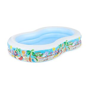 Intex Paradise Seaside Inflatable Pool, 103x63x18in, 3+, 185 Gallons, Beige