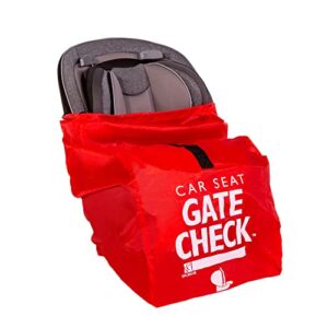 J.L. Childress Gate Check Bag for Car Seats, Red, One Size