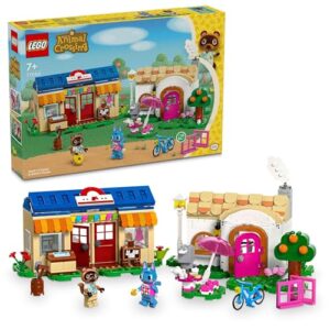 LEGO Animal Crossing Nook’s Cranny & Rosie's House 77050 Creative Building Toy for 7 Plus Year Old Kids, Girls & Boys, Includes 2 Characters from The Video Game Series, Gaming Set for Fans