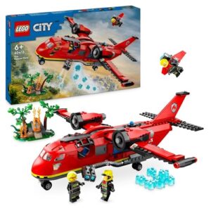 LEGO® City Fire Rescue Plane 60413 Toy for Kids and Fans of Firefighter Toys,Toy for Boys and Girls Aged 6 Plus Who Love Imaginative Play, Includes 3 Minifigures