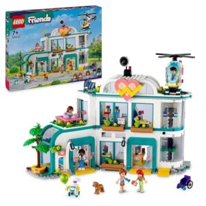 LEGO® Friends Heartlake City Hospital 42621 Toy Helicopter and Mini-Doll Characters, Building Set for Kids, Medical Play,for Girls and Boys Aged 7 Years Old and Over