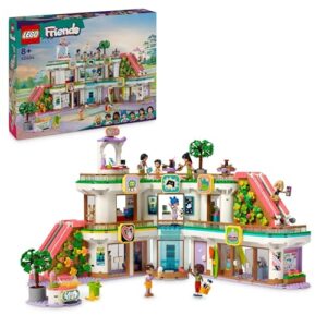 LEGO Friends Heartlake City Shopping Mall 42604 with 5 Toy Shops for 8 Plus Year Old Girls, Boys & Kids, Role-Play Toys, Features 7 Mini-Doll Characters, Building Playset