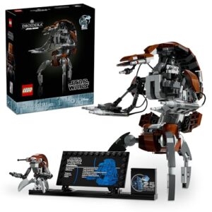 LEGO® Star Wars™ Droideka™ 75381 Collectible Brick-Built Destroyer Droid Figure, Building Set for Display and Creative Play,Toy for Adults and Any Fan or Collector