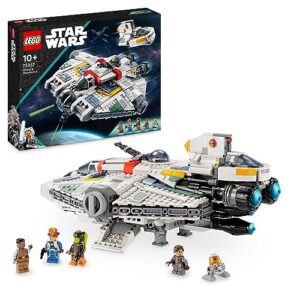 LEGO Star Wars Ghost & Phantom II Building Toy,2 Buildable Star Ship Kids Toys for 10 Plus Year Boys, Girls and Ahsoka Fans, 5 Minifigures Including Jacen Syndulla and a Chopper Droid Figure 75357