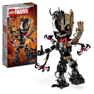 LEGO® Super Heroes Marvel Venomised Groot 76249 Building Toy Set; Transformable Model for Play and Display; Fun for Kids Aged 10+