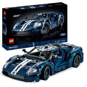 LEGO Technic 2022 Ford GT 42154 Car Model Kit for Adults to Build, 1:12 Scale Supercar with Authentic Features, Advanced Collectible Vehicle Set