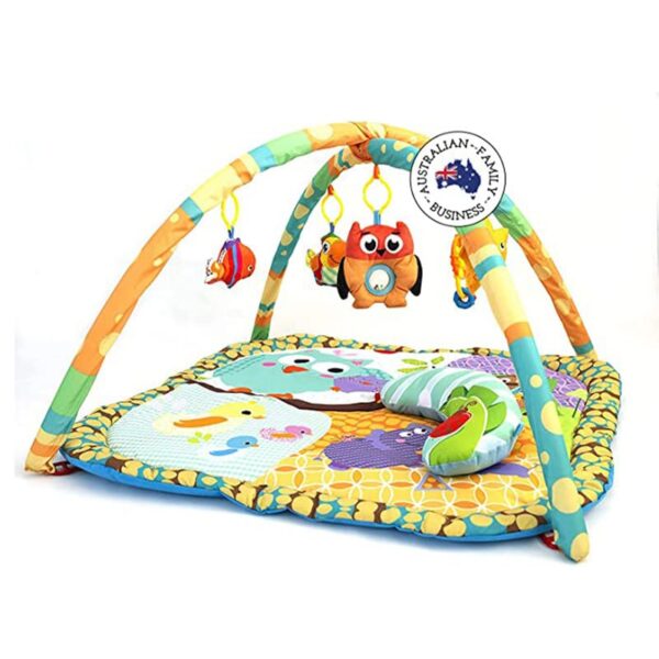 Little Archer & Co.™ Baby Floor Activity Play Gym, Baby Play Mat Great for Learning and Play During Awake Time, Baby Playmat Activity Play Gym for Newborns & Infants