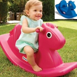 LITTLE TIKES Big Rocking Horse or Puppy Rocker - Toy for 1 to 3 year old baby - For Kids Girls & Boys