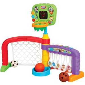 Little Tikes Little Tikes 3-in-1 Sports Zone for Children - Basketball, Soccer & Bowling - Hours of Active Play - Promotes Balance & Coordination, For 9 Months to 3 Years