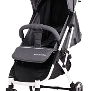 Mamakiddies Baby Pram & Stroller, One-Hand Compact Fold, Ultra-Light Weight & 6kg, Carry Bag Included