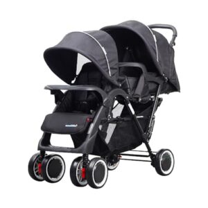 Mamakiddies Tandem Stroller Twin Pram New Born to Toddler