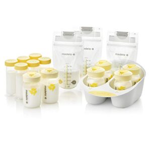 Medela Breastmilk Storage Solution Set, Including 6 x 150ml Bottles, 6 x 80ml Breastmilk Storage Tubes, 20 x 180ml Storage Bags