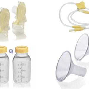 Medela Freestyle Breast Pump Parts Kit with Medium 24 mm Breast Shield in Sealed Packaging