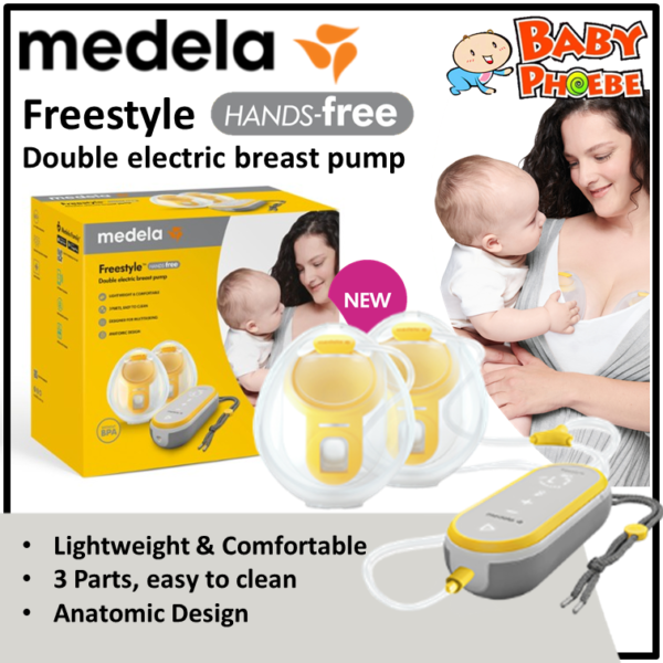 Medela Freestyle Hands Free Breast Pump, Wearable, lightweight, Portable and Discreet