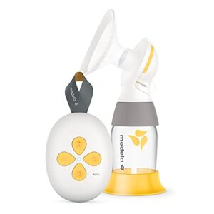 Medela Solo Single Electric Breast Pump, More Milk in Less Time, Featuring Personal Fit Flex Shields and 2-Phase Expression Technology