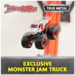 Monster Jam ThunderROARus Drop Playset with Exclusive Monster Truck, Over 6 Feet Tall, Lights and Sounds, Kids Toys for Boy and Girls Ages 5 and up