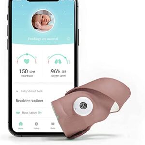 Owlet - Smart Sock 3 Baby Safety Monitor - Monitors Heart Rate and Oxygen for Baby and Child Safety, iOS and Android Compatible