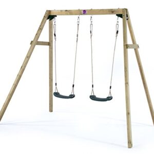 Plum Play Wooden Double Swing Set