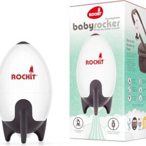 Rockit Portable Baby Rocker 2.0. USB Rechargeable. Fits Any Stroller, pram, Pushchair or Buggy. Comes with Rotating Bracket | Xmas Gift