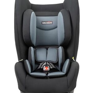 Safe-n-Sound Safeguard II Convertible Car Seat, Rearward Facing (Birth – 12 Months) Forward Facing (12 months – 4 years), Baby Child Car Seat, Machine Washable Cover, Seat Belt Installation, Black/ Grey (3684)