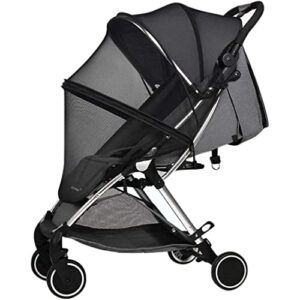 Stroller Bug net Universal Mosquito net for Stroller Unique Double Zipper Design for Baby Stroller Easy to Install and Portable-Fit for Strollers Car seat Bassinet Cradle