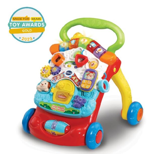 VTech First Steps Baby Walker- Interactive Educational Walking Walker - 505603 Multicolor