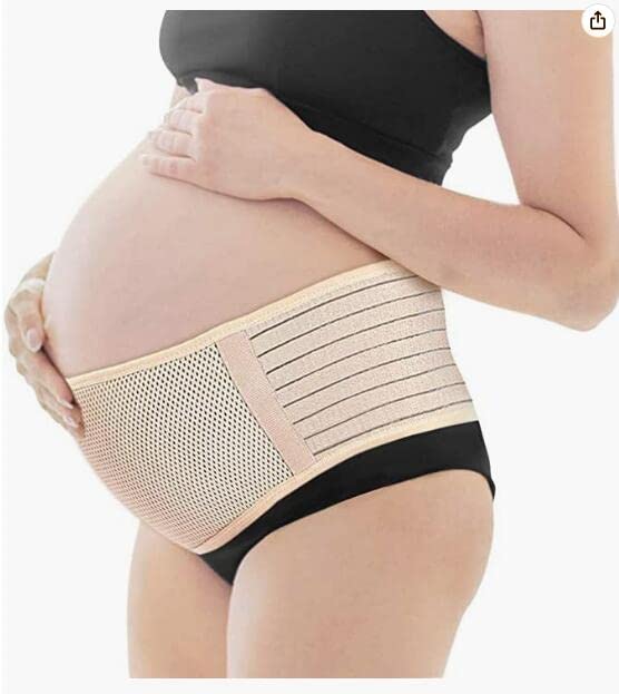 1 Top Recommended Maternity Belt Babo Care Breathable Lower Back And Pelvic Support Comfortable Belly Band For Pregnancy Prenatal Cradle For Baby One Sizenude Colour