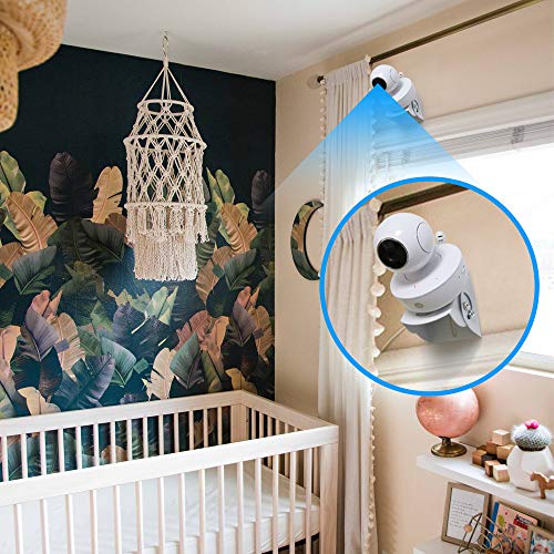 2 Pack Adjustable Angle Wall Mount For Baby Monitor For Motorola Vava Arlo Hellobaby Babysense Monitor Easy Installation Wall Mount Only 3
