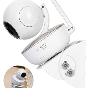 2 Pack Adjustable Angle Wall Mount For Baby Monitor For Motorola Vava Arlo Hellobaby Babysense Monitor Easy Installation Wall Mount Only