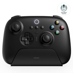 8bitdo Ultimate 24g Wireless Controller Hall Effect Joystick Update Gaming Controller With Charging Dock For Pc Android Steam Deck Apple Black