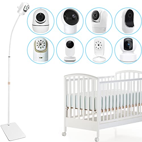 Aoztsun 67 Inch Adjustable Height Baby Monitor Floor Stand Holder For Infant Optics Dxr 8 Proeufy Hellobaby Hb65 Hb66 Hb248anmeate Sm935e Or Any Cameras With 1 4 Screw Mount
