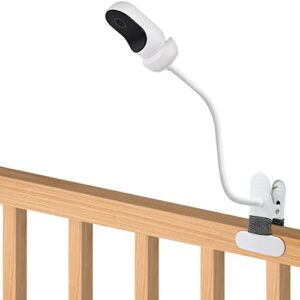 Aoztsun Baby Monitor Mount Compatible With Owlet Cam Duo Other Cameras 157in Flexible Clip Wall Mount Metal Adjustable