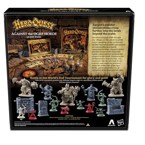 Avalon Hill Heroquest Against The Ogre Horde Quest Pack Roleplaying Game Ages 14 2 To 5 Players Requires Heroquest Game System To Play 2