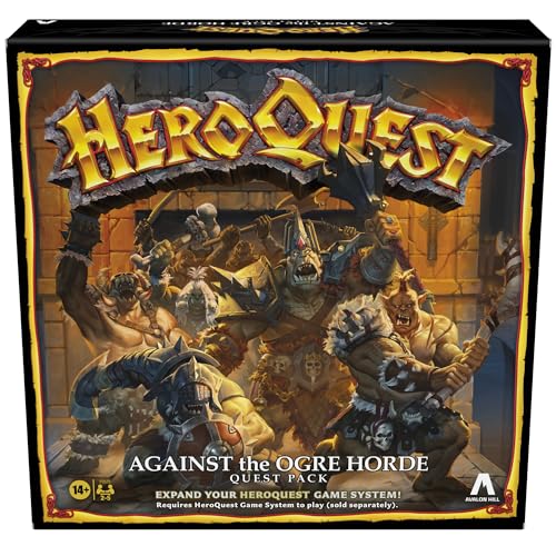 Avalon Hill Heroquest Against The Ogre Horde Quest Pack Roleplaying Game Ages 14 2 To 5 Players Requires Heroquest Game System To Play